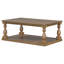 Table basse rétro avec pieds de colonne en vase artistique-448099757
