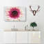 Heart Of A Pink Gerbera - Wrapped Canvas-56628905