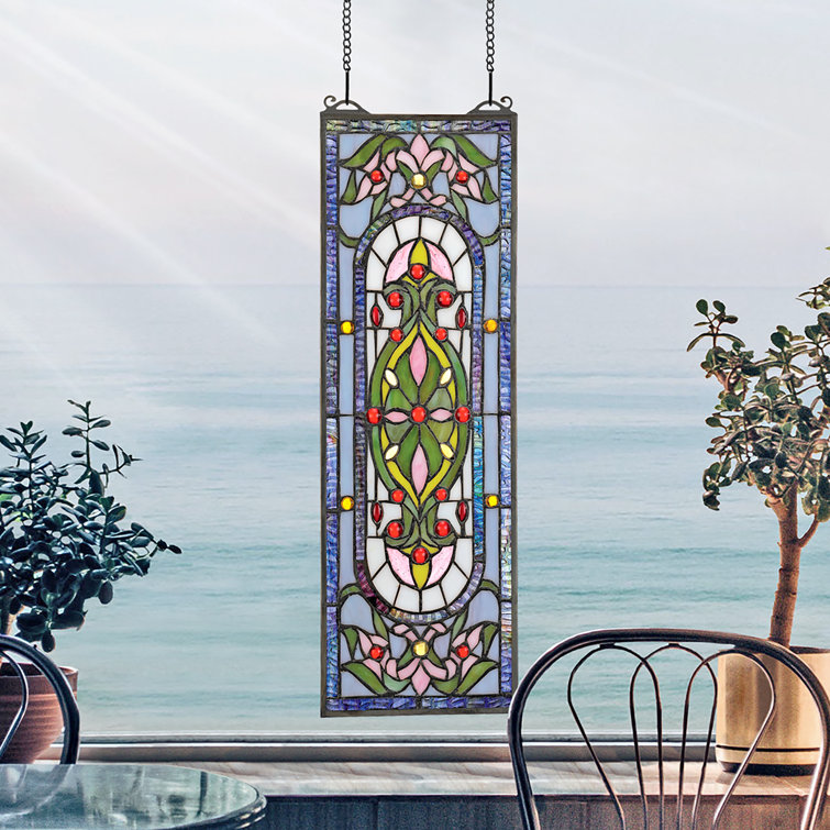 Design Toscano Palais-Royal Tiffany-Style Stain Glass Window  Reviews  Wayfair