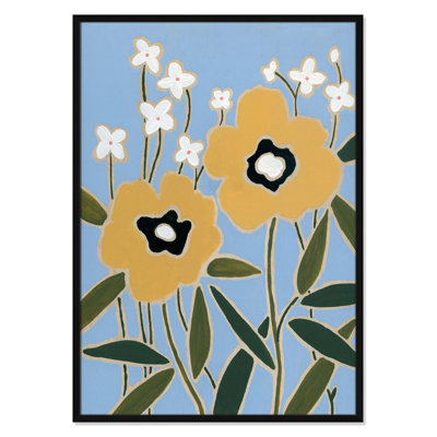 Maura "Woodblock Floral II" Print