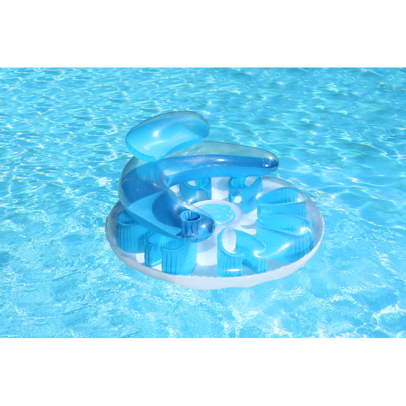 Flotteur de piscine circulaire Watermaster de Poolmaster, bleu, Bleu