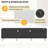 78.8" Retro TV Stand, Entertainment Center Media Console Cabinet With Six Metal Legs, 2 Cabinets, 4 Drawers And Anti-Tip Device For Living Room, Up To 85"-167143171