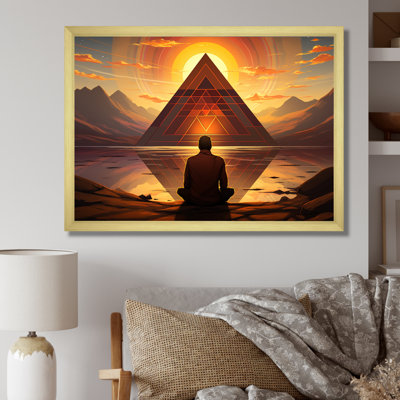 Yoga Mindfulness pratique - art mural de yoga