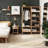 Soho Solid Beech Wood Wardrobe Rack, Open Clothing Rack with Hanging Space and Shelves-1406160494