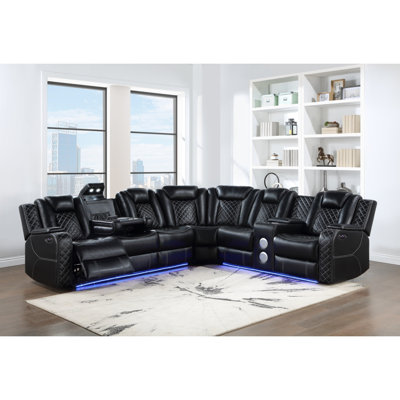 Canapé modulaire inclinable 3 pièces Bloomington