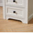 Bedroom Nightstand with Built-In Charging Station and LED Accent Light