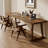 Walnut Rectangular Solid Wood Writing desk-1171691873