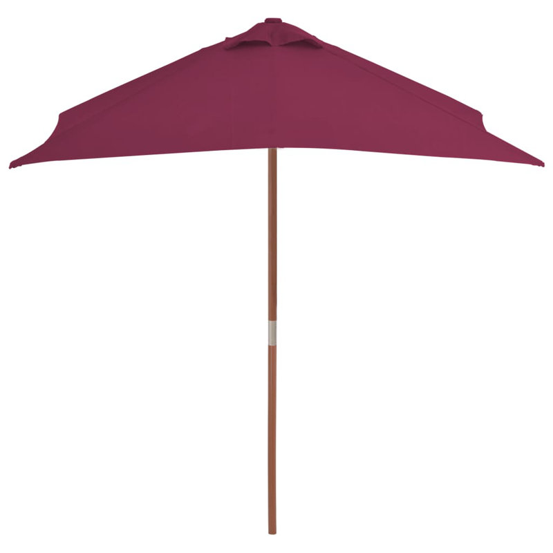 Parasol de marché rectangulaire 59,1 "x 78,7", Rouge