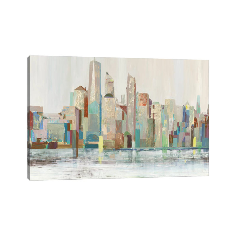 Metropolitan - Wrapped Canvas Painting, 20.32cm H x 30.48cm W x 1.91cm D