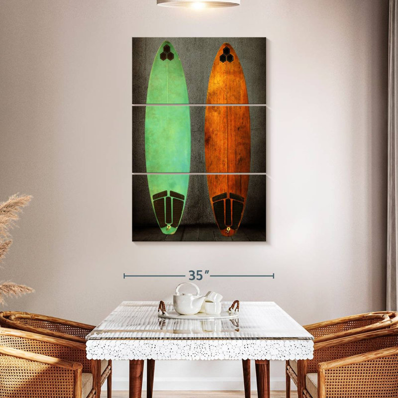 Senne Surfboards Grunge, 50" H x 32" W