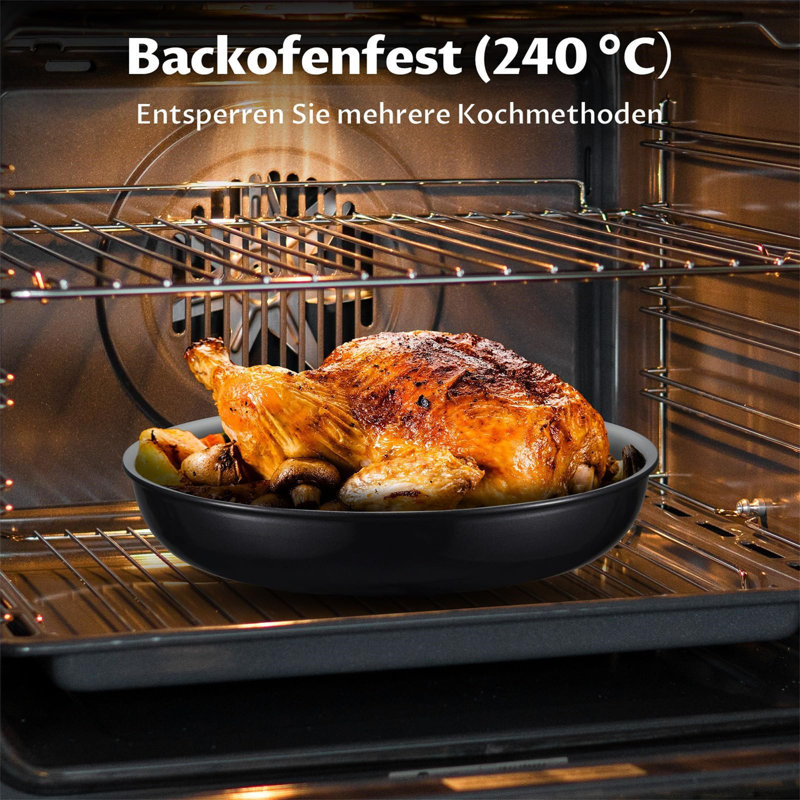 8 - Piece Non-Stick Aluminum Cookware Set