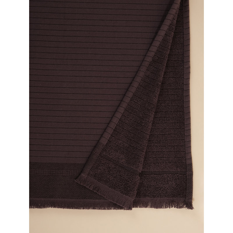 Drap de bain 100% coton Hainesport, Anthracite