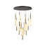 Luminaire suspendu Lumina - bronze forgé - 39,4 po de diamètre-125545623