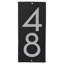 Floating 1-Line Wall Address Plaque-458687108-458687394-458691484