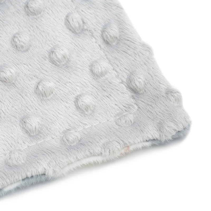 Couverture pour bébé Nehemiah, Blanc / gris