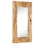 Chapple Wood Flat Wall Mirror-201280435