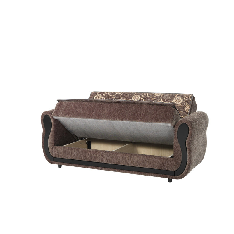 Causeuse convertible avec rangement Collection, Gris