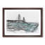 Mackinac Bridge in Michigan - Picture Frame Graphic Art Print-56734889-56734890