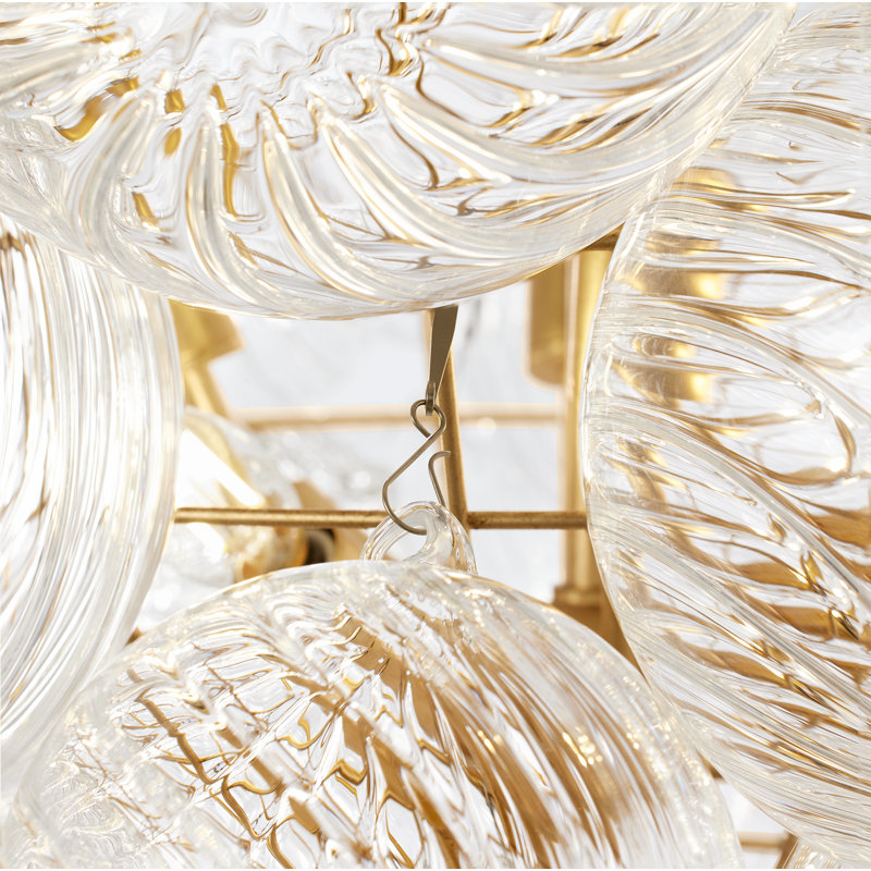 Talia 8 - Light Chandelier, Gild
