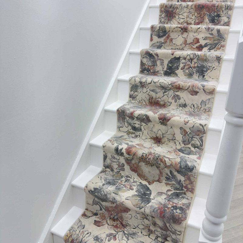 Stair Runner Abstract Area Rug, Stair Runner 66 x 450 cm