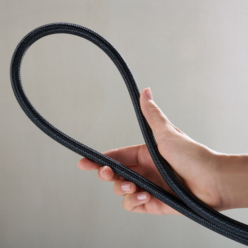 Hansgrohe Designflex Textile Handshower Hose, 80", Satin Black