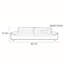 Casual elegant VIP reception office sofa