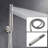 10 Inch Shower Head And Handheld In Brushed Nickel For Bathroom Appeal Modern System With