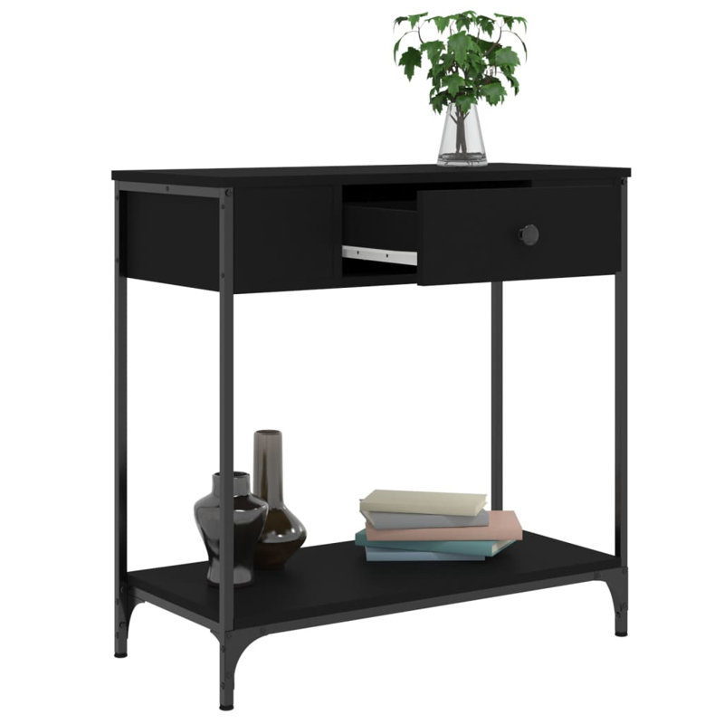 Console Table, Black, 75cm H x 75cm W x 34.5cm D