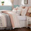 Ensemble d'édredon 9 pièces en percale de coton rosé-117508604