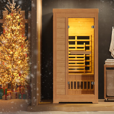 Infrared Sauna At Home 1-2 Person With 7 Color Therapy