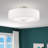 Bazilijus Fabric Semi Flush Mount-704683683-704683680