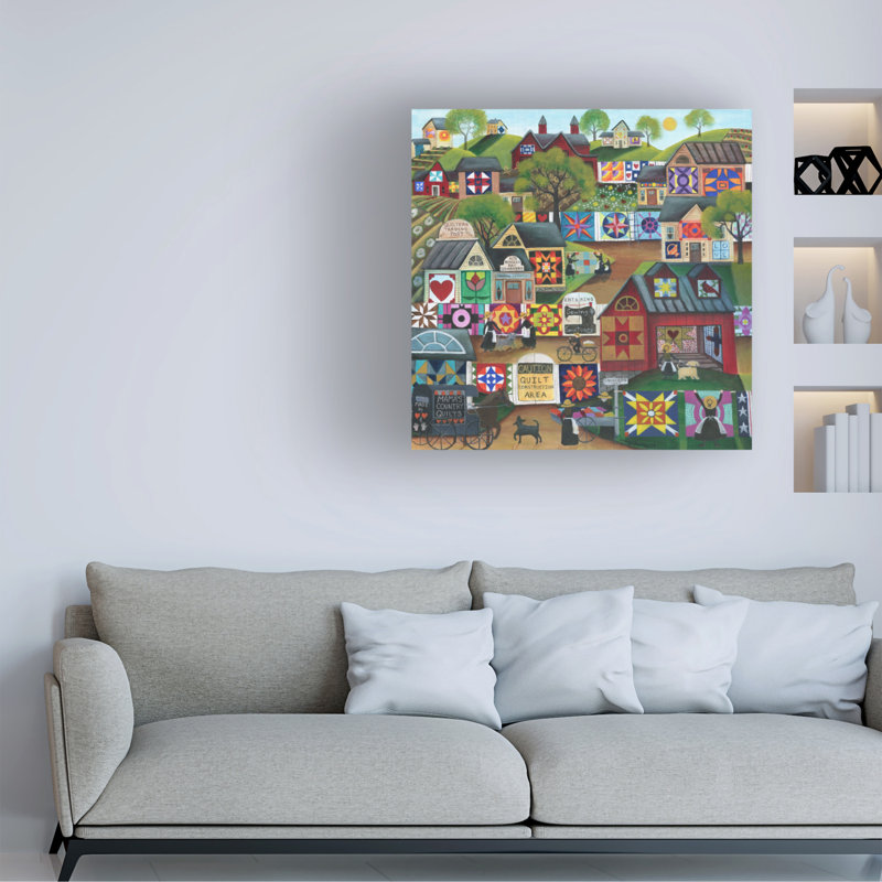 Art sur toile, "Cheryl Bartley", H 18 po x l 18 po