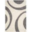 Tapis ivoire à motif géométrique Barbara-17989501
