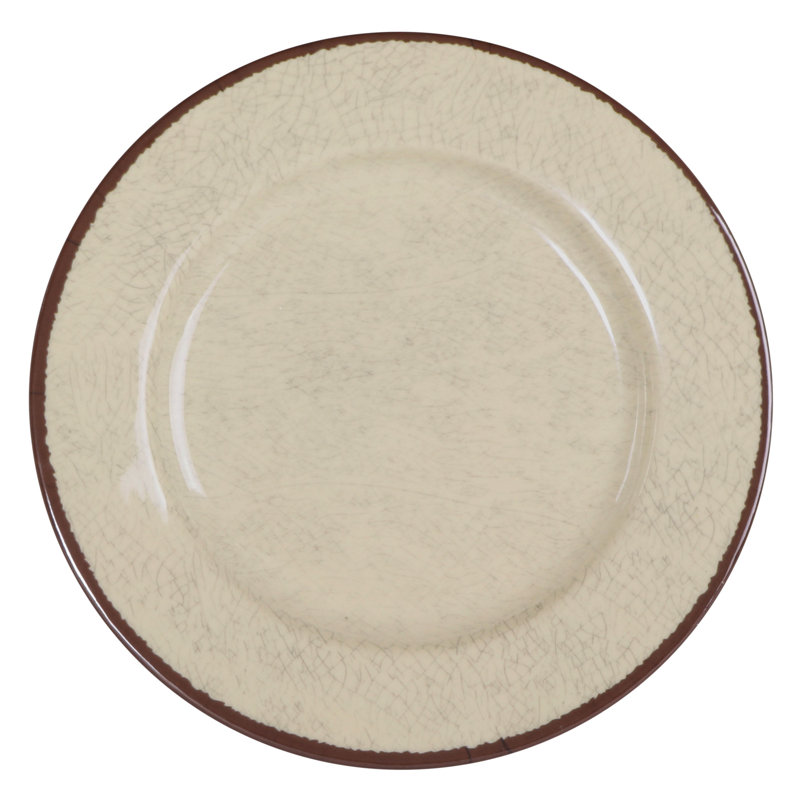 Assiette à salade en mélamine 8,5" grésiller ca-mojave, Vanille