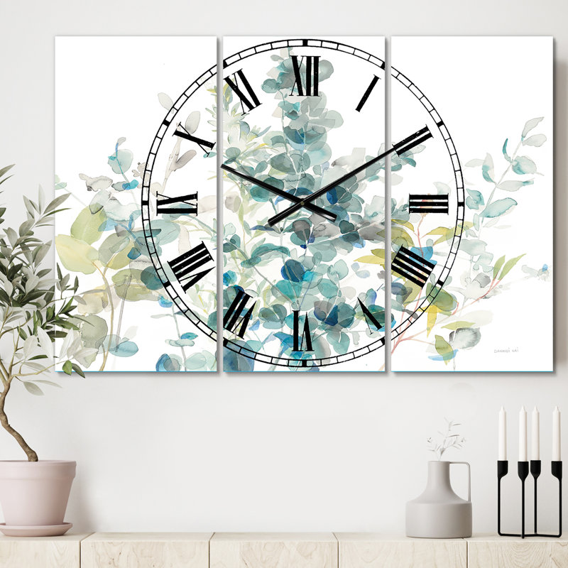Eucalyptus Natural Element - Horloge murale traditionnelle