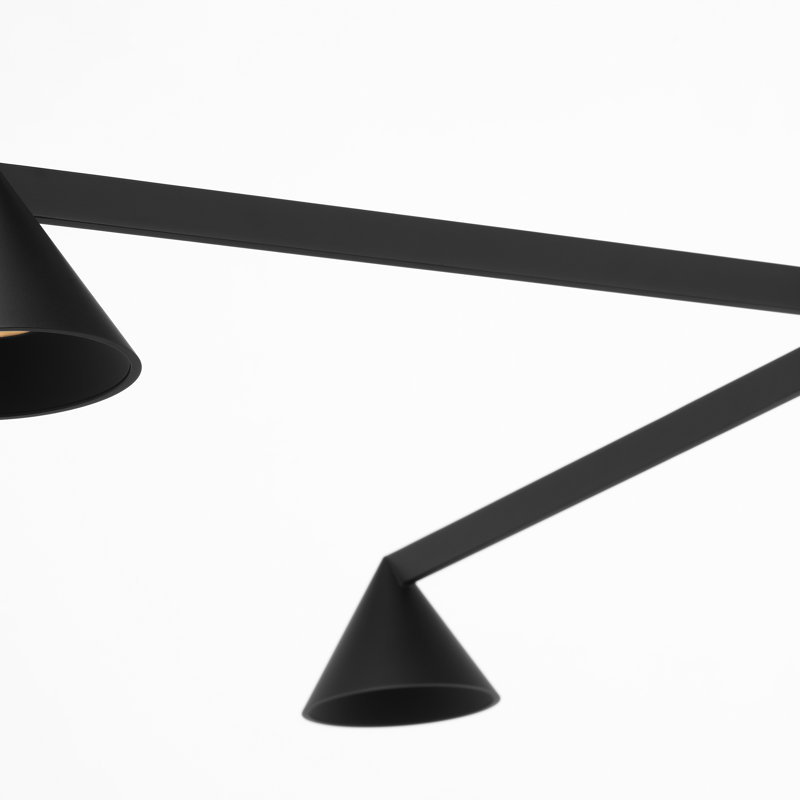 Midrand 4 - Light LED Chandelier, 9.1" H x 52" W x 52" D