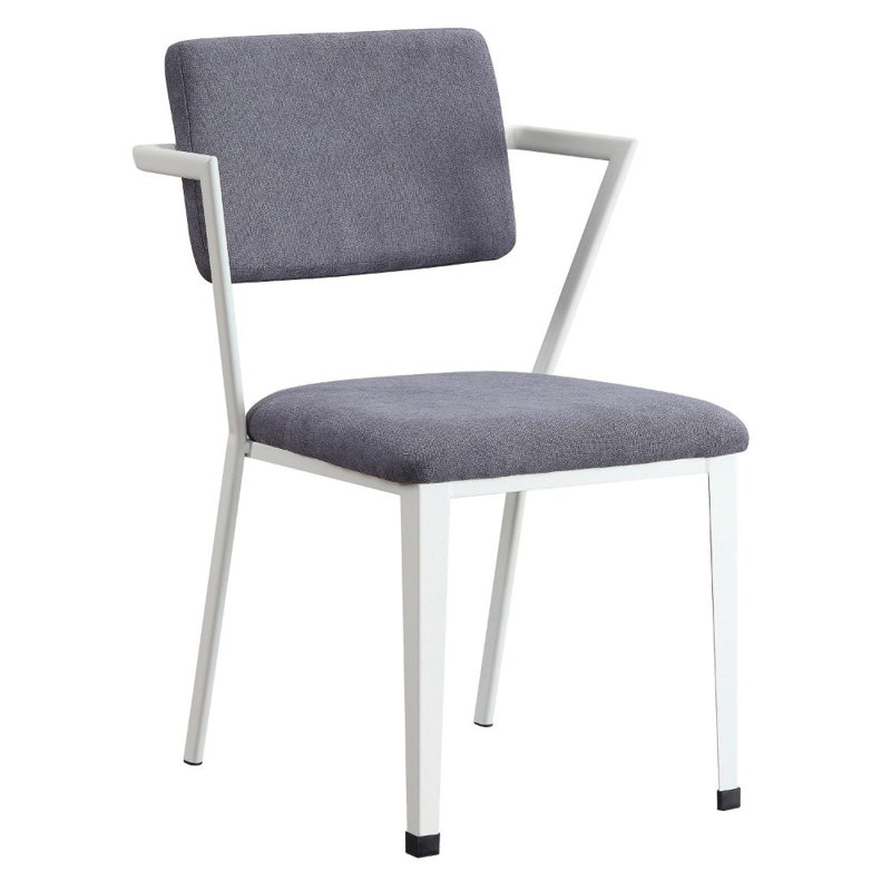 Chaise d'appoint (ensemble-2), Blanc