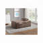 Fauteuil convertible en velours capitonné-1889771032