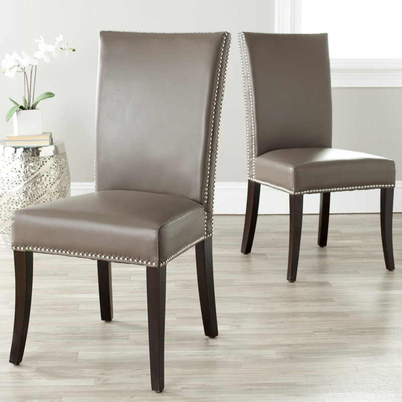 Chaise rembourrée Donn, Gris