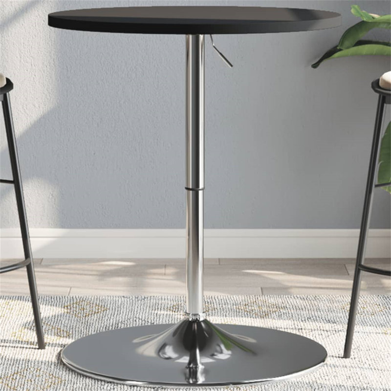 Dayasia Metal Base Dining Table, Black