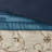 Embroidered 7 Piece Comforter Set Navy Queen