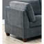 Spacieux canapé modulaire en chenille gris 6 pour le salon, avec coins en coin, fauteuils sans accoudoirs et canapés 6x 3x ultra doux, 2 x 1, luxe classique