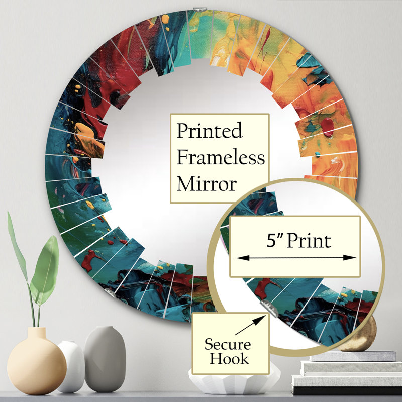 Limetta Circle Mirror, 24" x 24"