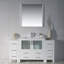 Ensemble de meuble-lavabo simple 60 po avec miroir Mance-24551129