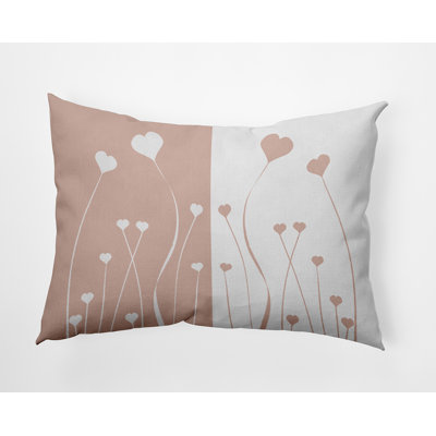 Floral Polyester Indoor/Outdoor Throw Pillow