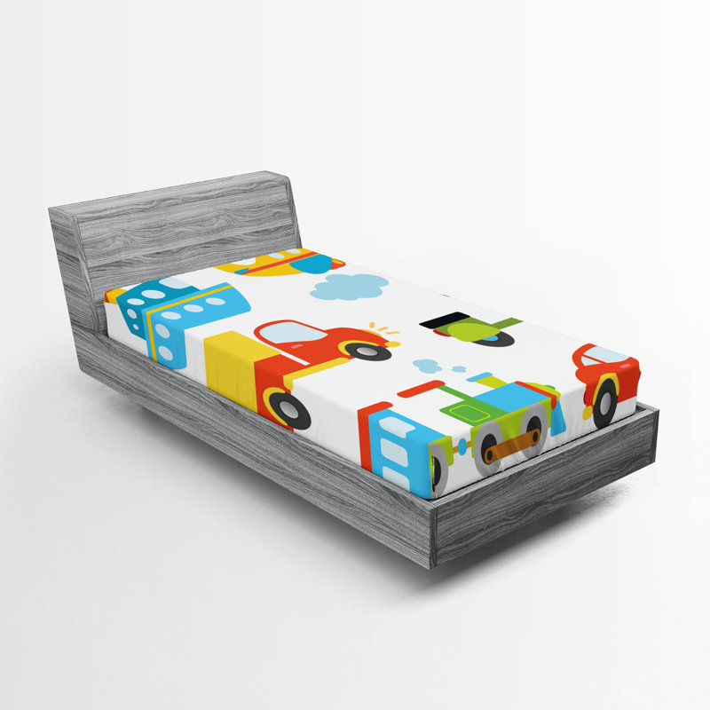 Multicolore Ambesonne, Drap-housse simple TG