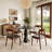 43" Modern Round Dining Table - Black Solid Wood Tabletop, Small Kitchen Table For 2-4 Person-149466080