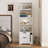 Bookshelf with 2 Storage Drawers-111082549