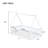 Twin Tent-Shaped Floor Bed, With Guardrails,Slats And Door,White-531117953