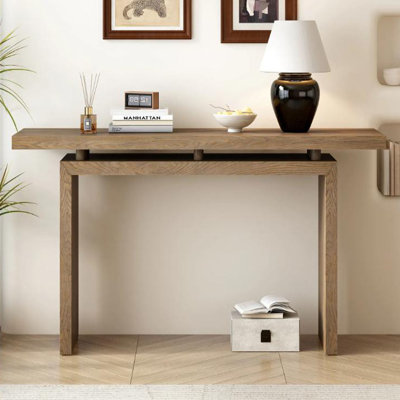 French-style solid wood console table